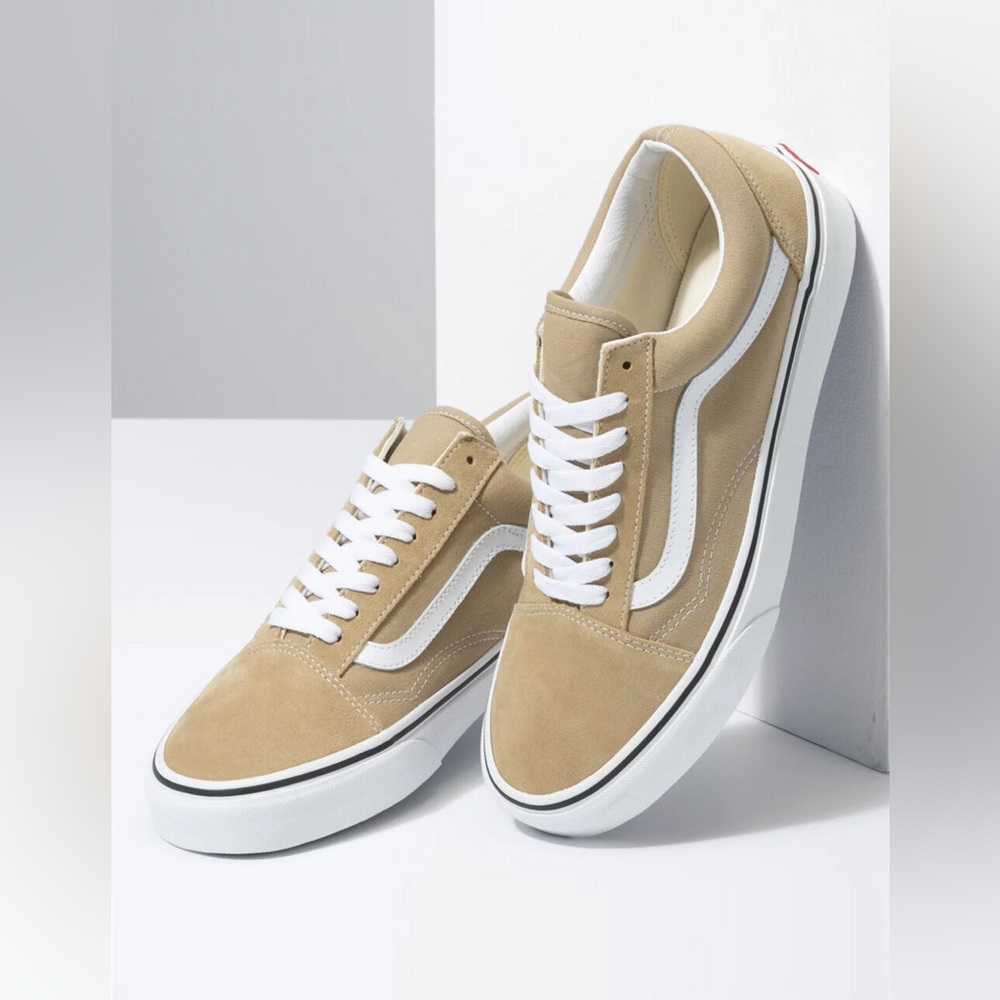 VANS new skool tan sneakers